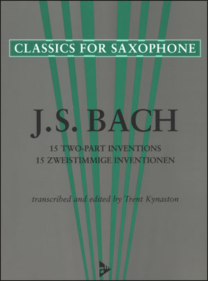 J.S. Bach - 15 2-Part Inventions for Saxophone