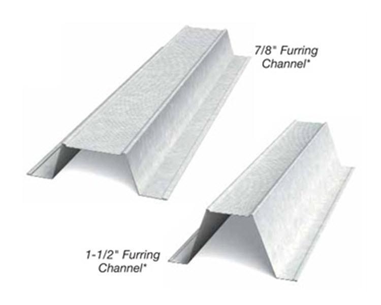 3 in x 12 ft x 20 Gauge Furring Channel/Hat Channel at J & B Materials