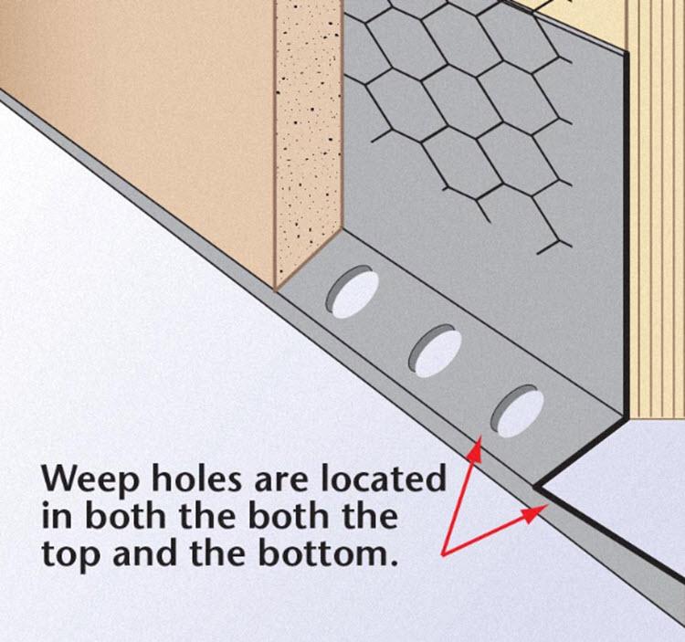 1 3/8 in x 10 ft Stockton Products Offset Weep Screed at J & B Materials