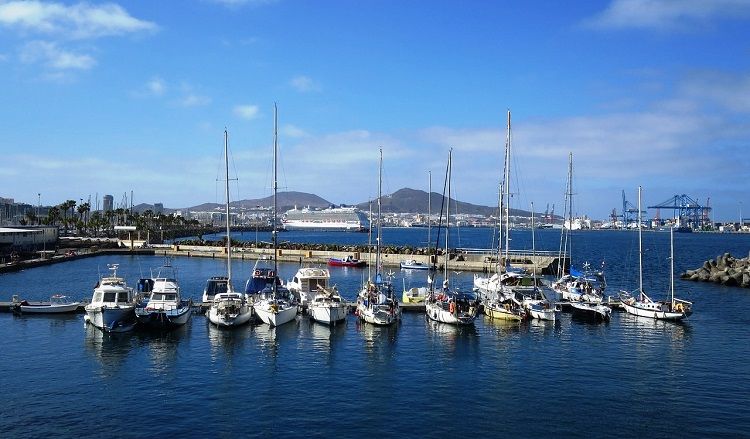 boats at Las Palmas