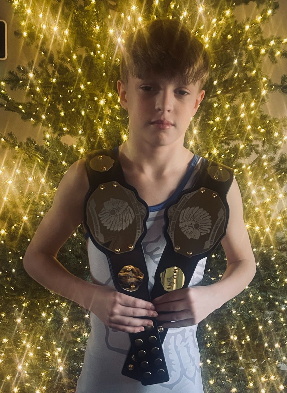 OUTSTANDING WRESTLER BELTS OPEN/GIRLS