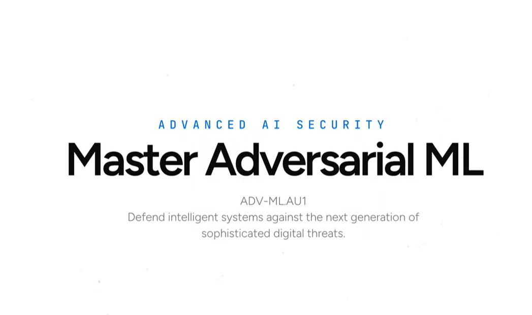ADV-ML.AU1 : Adversarial Machine Learning