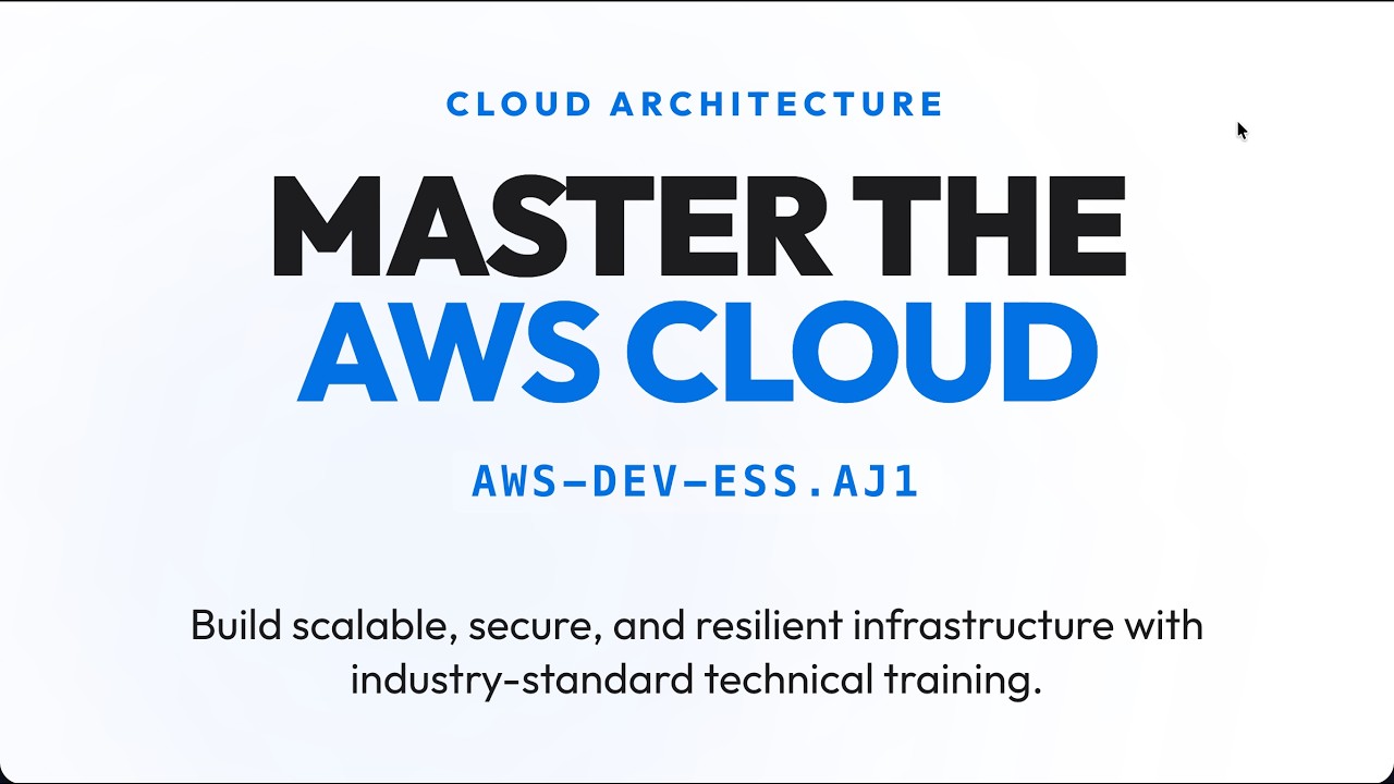 AWS-DEV-ESS.AJ1 : AWS Technical Essentials