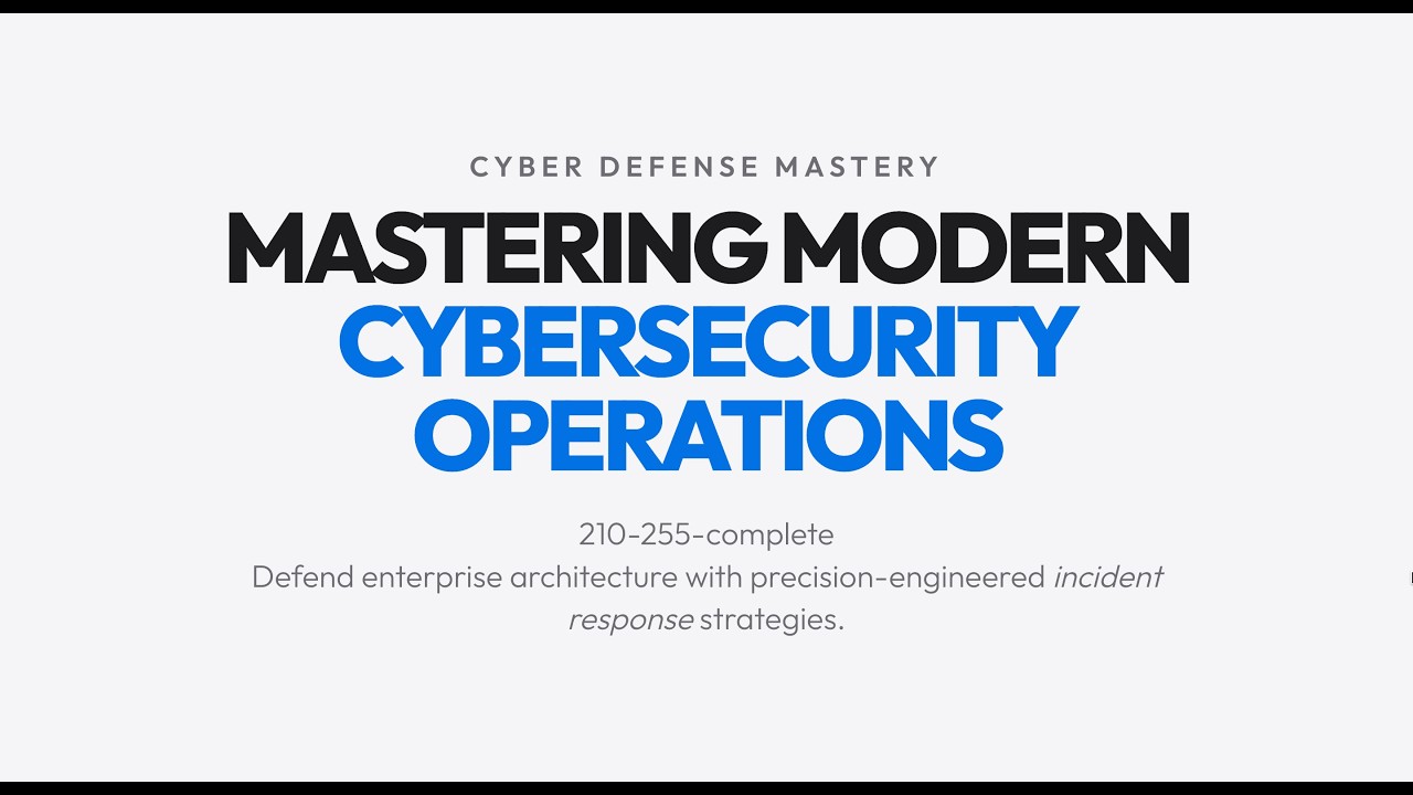 210-255-complete : CCNA Cyber Ops SECOPS (210-255)