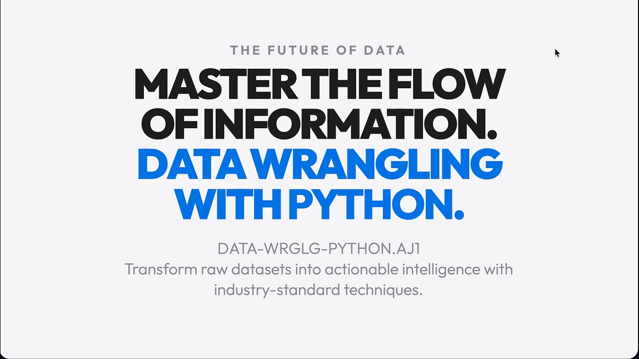DATA-WRGLG-PYTHON.AJ1 : Data Wrangling with Python