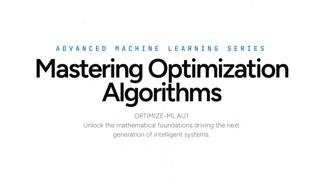 OPTIMIZE-ML.AU1 : First-order and Stochastic Optimization Methods for Machine Learning