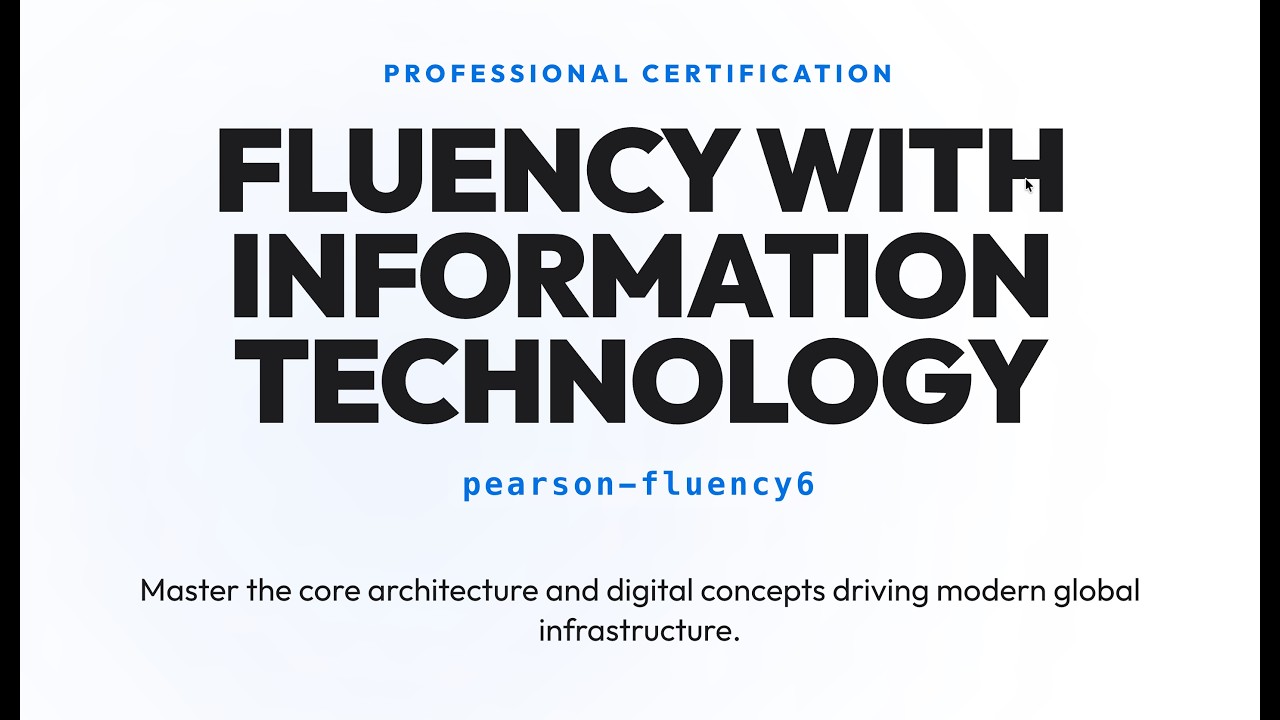 pearson-fluency6 : Fluency with IT: Skills, Concepts, & Capabilities