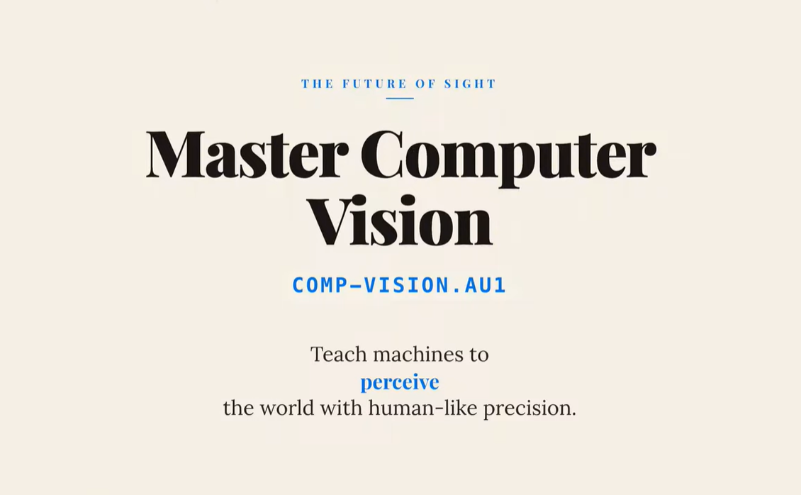 COMP-VISION.AU1 : Computer Vision