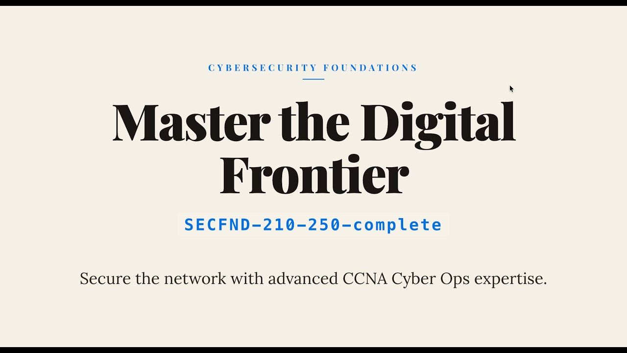 SECFND-210-250-complete : CCNA Cyber Ops SECFND (210-250)