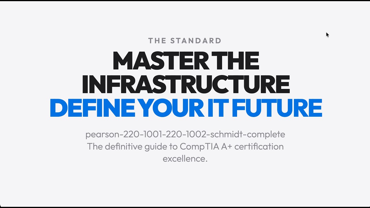 pearson-220-1001-220-1002-schmidt-complete : Complete A+ Guide to IT Hardware & Software (1001/1002)