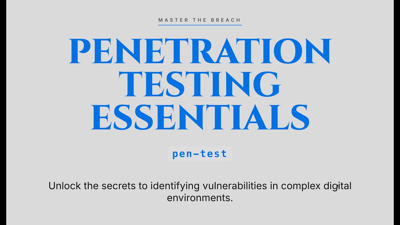 pen-test : Penetration Testing Essentials