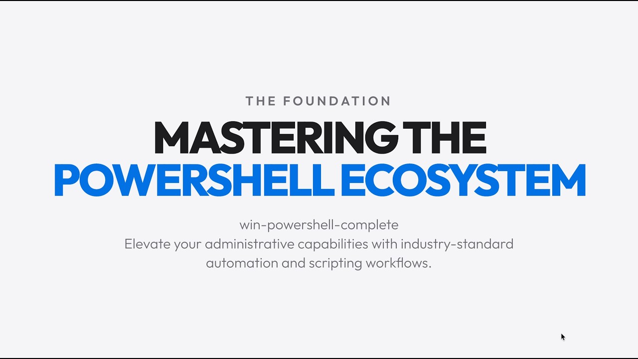 win-powershell-complete : Windows Powershell