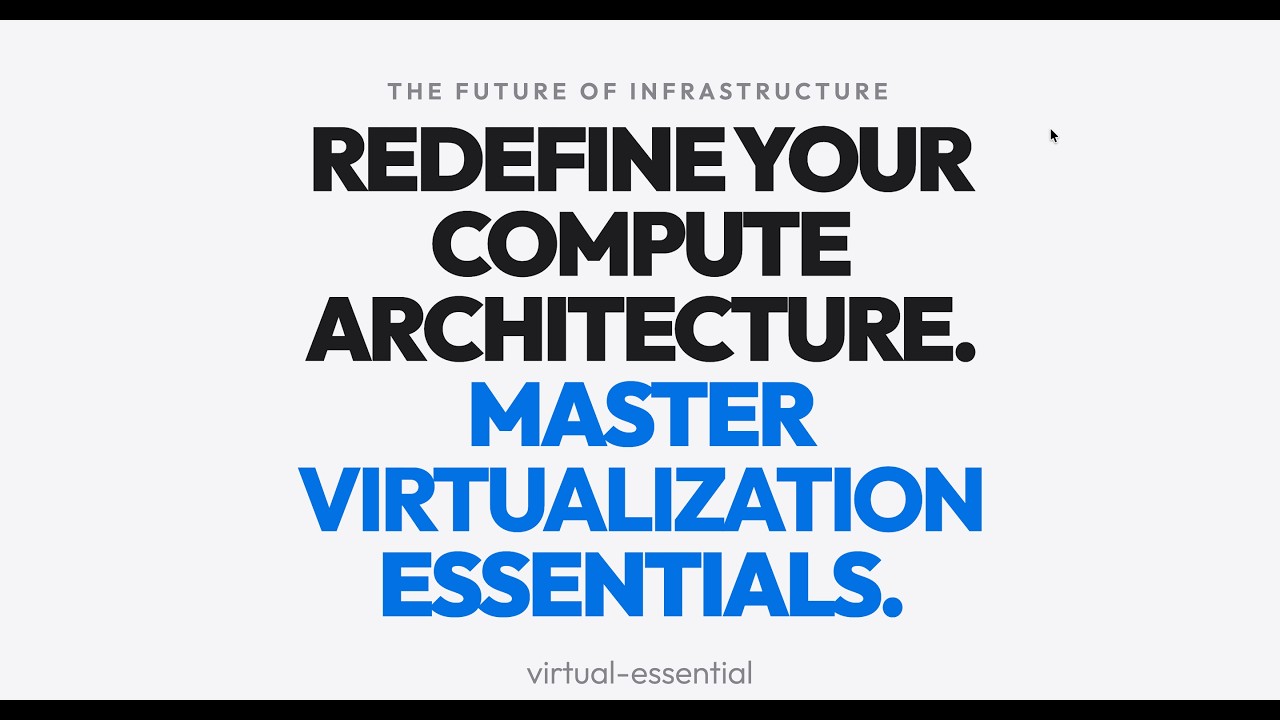 virtual-essential : Virtualization Essentials (A Complete Course)