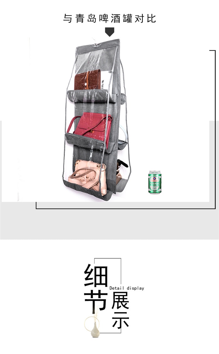 Handbag Hanging Organizer Hanging Purse Organizer for Closet Organizers Bag Storage Hanger Oxford Cloth Closet Bag Organizer