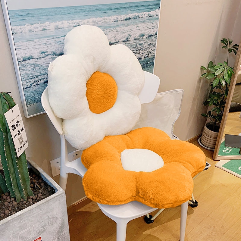 INS Sofa Cushions Flower Throw Pillow Ultra Soft Stuffed Office Chair Cushion Bedroom Soft Floor Pad Living Room Decor Christmas