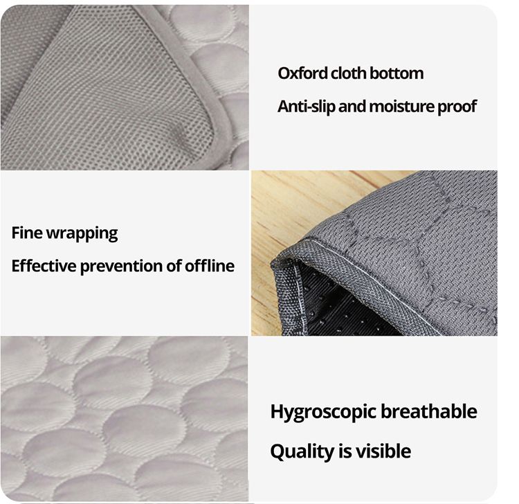 Dog Cooling Mat Breathable Blanket Summer Washable Ice Silk Pads Cushion Indoor Seat Prevent Sunstroke
