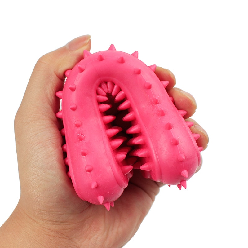 1PCS Pet Toys for Small Dogs Rubber Resistance To Bite Dog Toy Teeth Cleaning Chew Training Toys Pet Supplies Puppy Dogs Cats