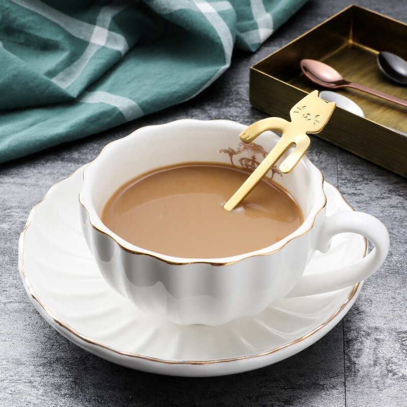 Stainless Steel Coffee Spoon Lovely Cute Cat Shape Teaspoon Dessert Snack Scoop Ice Cream Mini Spoons Tableware Kitchen Tools Stainless Steel Coffee Spoon Lovely Cute Cat Shape Teaspoon Dessert Snack Scoop Ice Cream Mini Spoons Tableware Kitchen Tools