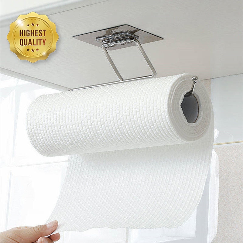 1/2pcs Hanging Toilet Paper Holder Roll Paper Holder Bathroom Towel Rack Stand Kitchen Stand Paper Rack Home Storage Racks 1/2pcs Hanging Toilet Paper Holder Roll Paper Holder Bathroom Towel Rack Stand Kitchen Stand Paper Rack Home Storage Racks