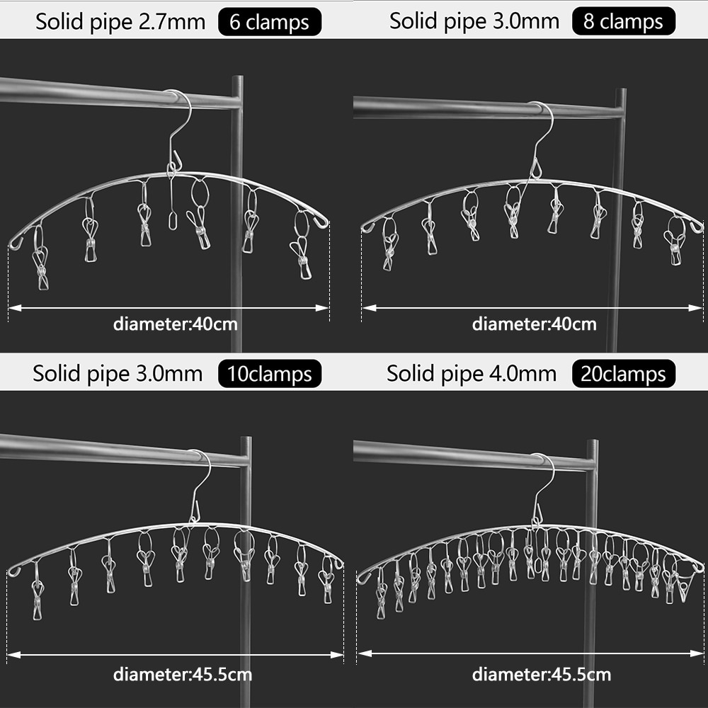 32 Clips Folding Clothes Dryer Hanger Windproof Socks Underwear Drying Rack Household Children Adults Storage Laundry Rack 32 Clips Folding Clothes Dryer Hanger Windproof Socks Underwear Drying Rack Household Children Adults Storage Laundry Rack
