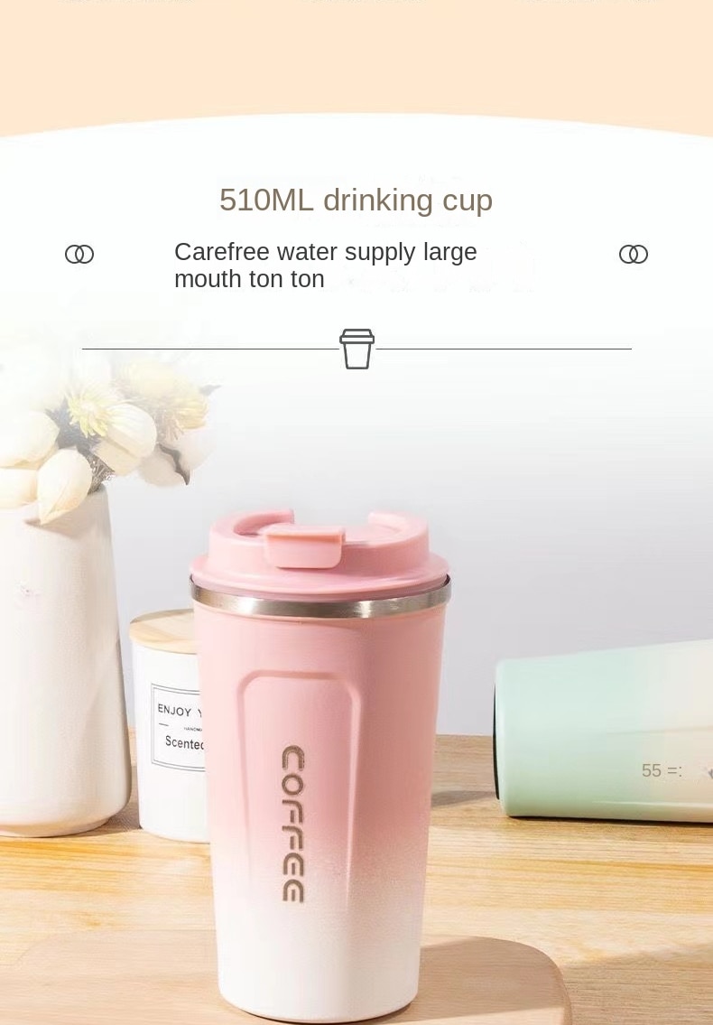 Stainless Steel Coffee Mug Tumbler Smart Travel Thermos Cup Temperature Display Insulated Car Water Cup Portable Vacuum Flasks Stainless Steel Coffee Mug Tumbler Smart Travel Thermos Cup Temperature Display Insulated Car Water Cup Portable Vacuum Flasks