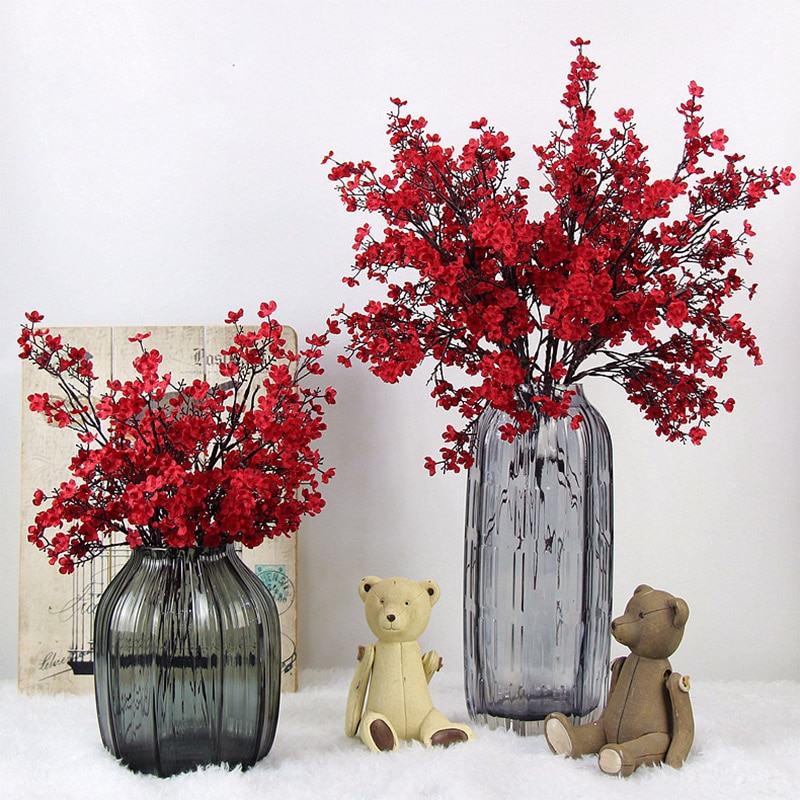 Cheap Multicolor Sakura Artificial Flowers Baby's Breath Gypsophila Fake Flowers DIY Wedding Decoration Home Bouquet Fake Flower Cheap Multicolor Sakura Artificial Flowers Baby's Breath Gypsophila Fake Flowers DIY Wedding Decoration Home Bouquet Fake Flower