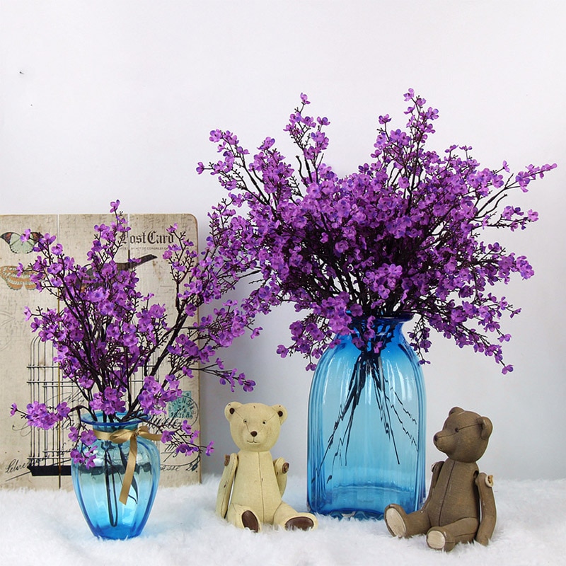 Cheap Multicolor Sakura Artificial Flowers Baby's Breath Gypsophila Fake Flowers DIY Wedding Decoration Home Bouquet Fake Flower Cheap Multicolor Sakura Artificial Flowers Baby's Breath Gypsophila Fake Flowers DIY Wedding Decoration Home Bouquet Fake Flower
