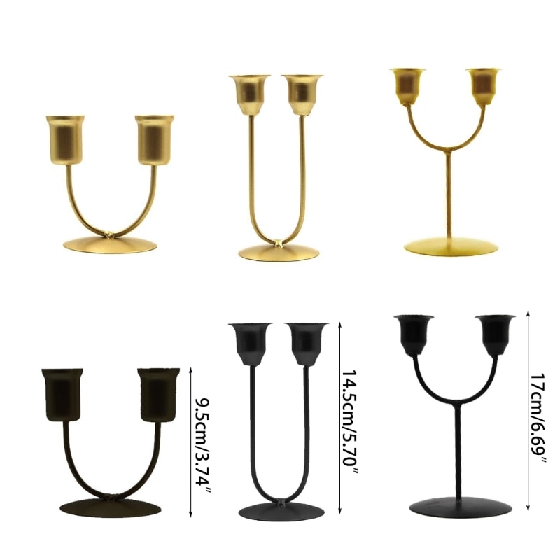 2 Arm Holder Simple Metal Candelabra Candlestick Stand for Wedding Party Women's Bedroom /dining table Decoration Nice Gift 2 Arm Holder Simple Metal Candelabra Candlestick Stand for Wedding Party Women's Bedroom /dining table Decoration Nice Gift