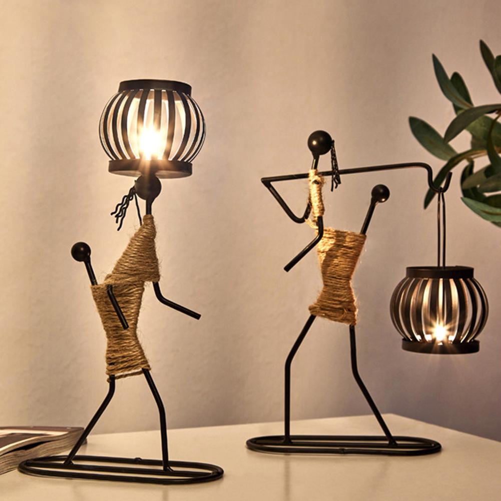 New 1Pc Creative Beautiful Nordic Candlestick Abstract Iron Men Design Candle Holder Home Bar Restaurant Decor New 1Pc Creative Beautiful Nordic Candlestick Abstract Iron Men Design Candle Holder Home Bar Restaurant Decor