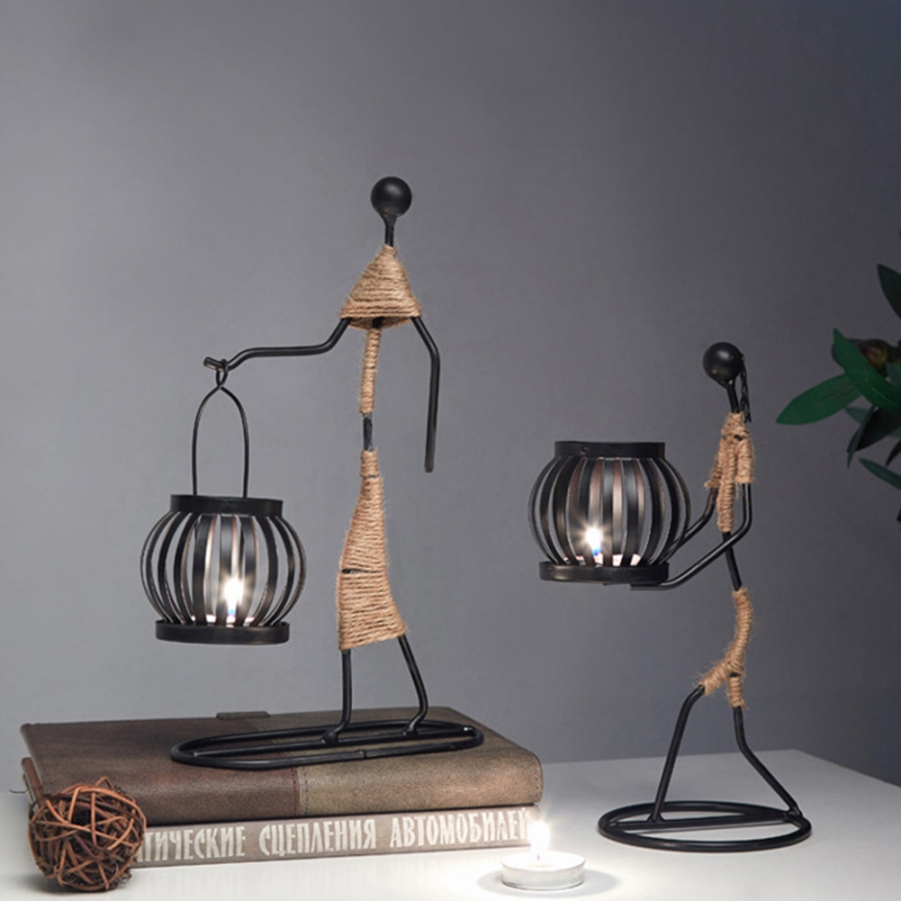 New 1Pc Creative Beautiful Nordic Candlestick Abstract Iron Men Design Candle Holder Home Bar Restaurant Decor New 1Pc Creative Beautiful Nordic Candlestick Abstract Iron Men Design Candle Holder Home Bar Restaurant Decor