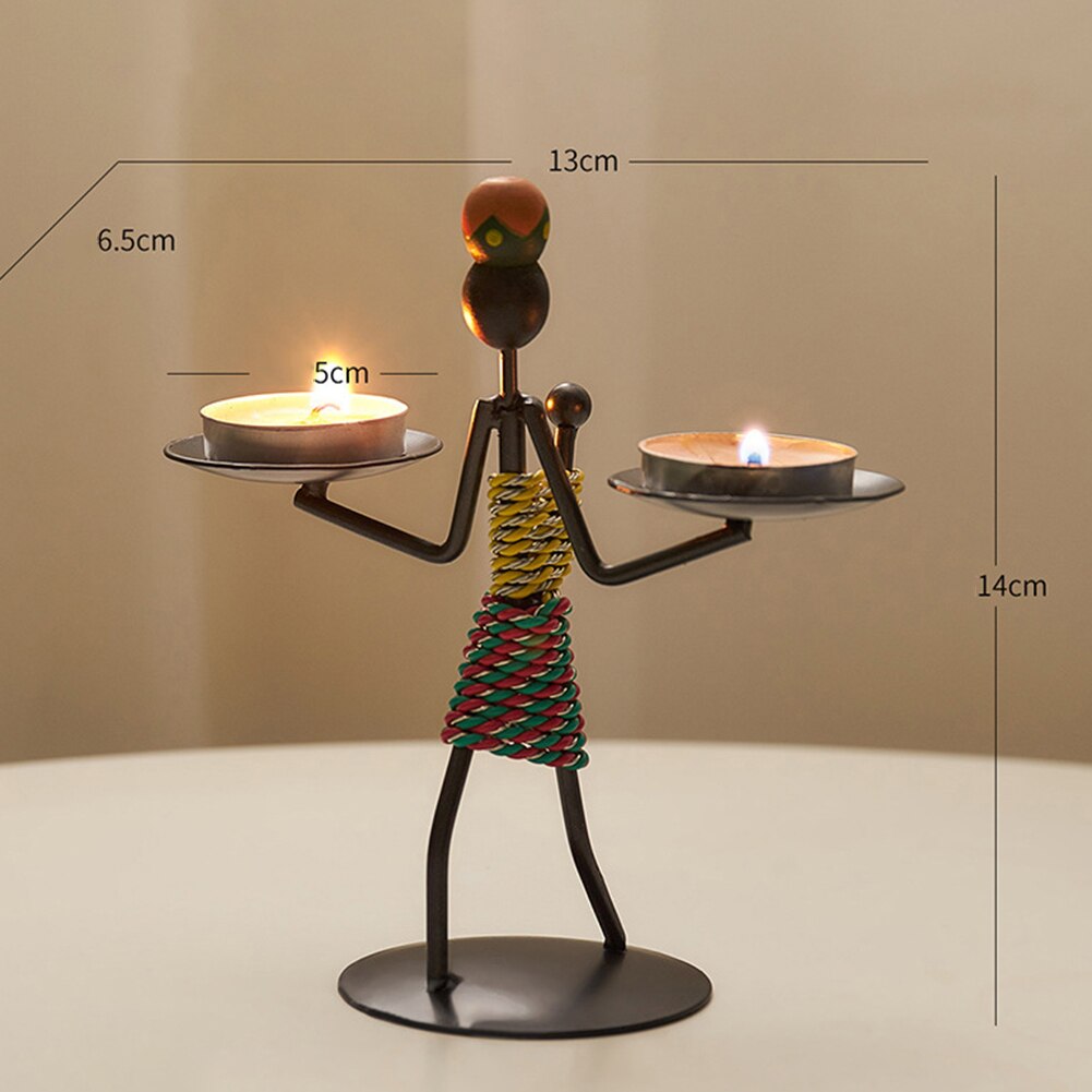 New 1Pc Creative Beautiful Nordic Candlestick Abstract Iron Men Design Candle Holder Home Bar Restaurant Decor New 1Pc Creative Beautiful Nordic Candlestick Abstract Iron Men Design Candle Holder Home Bar Restaurant Decor