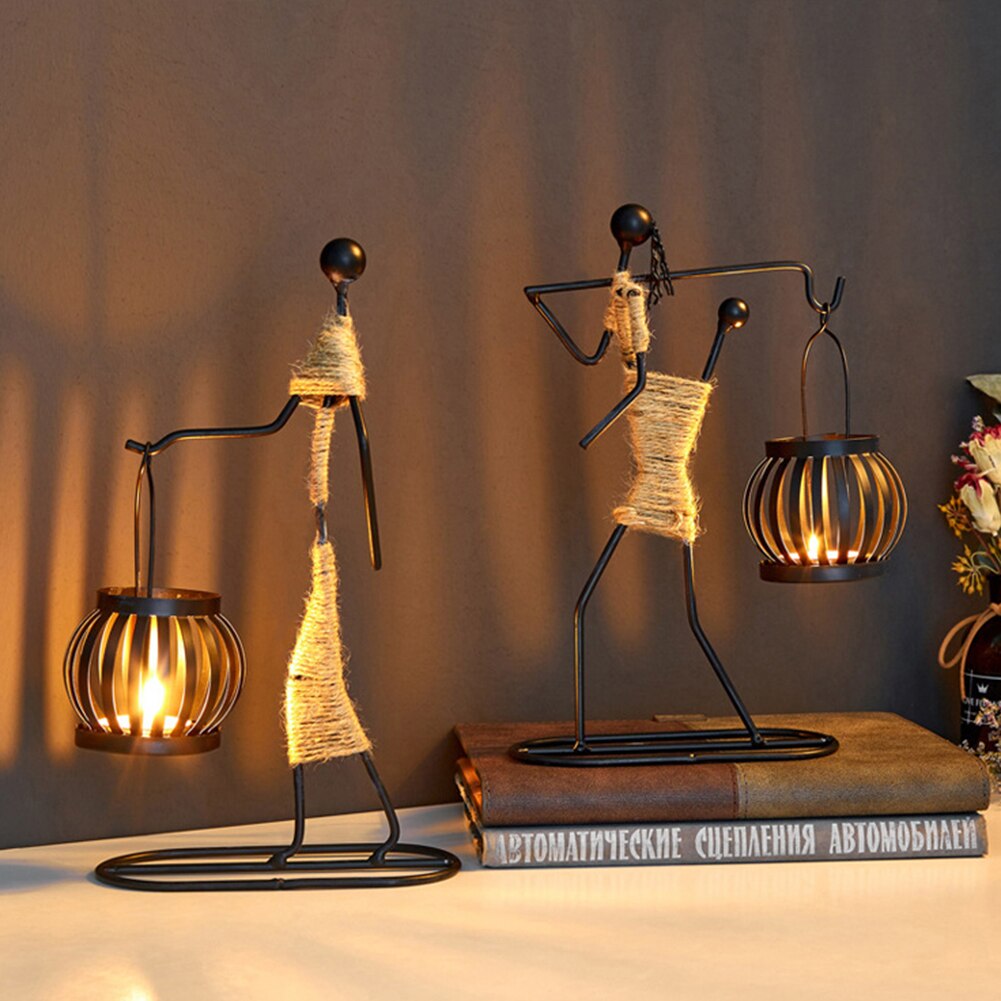 New 1Pc Creative Beautiful Nordic Candlestick Abstract Iron Men Design Candle Holder Home Bar Restaurant Decor New 1Pc Creative Beautiful Nordic Candlestick Abstract Iron Men Design Candle Holder Home Bar Restaurant Decor