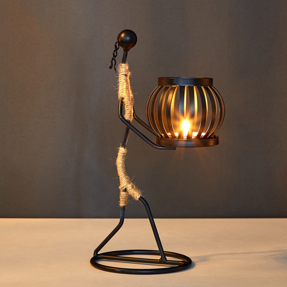New 1Pc Creative Beautiful Nordic Candlestick Abstract Iron Men Design Candle Holder Home Bar Restaurant Decor New 1Pc Creative Beautiful Nordic Candlestick Abstract Iron Men Design Candle Holder Home Bar Restaurant Decor