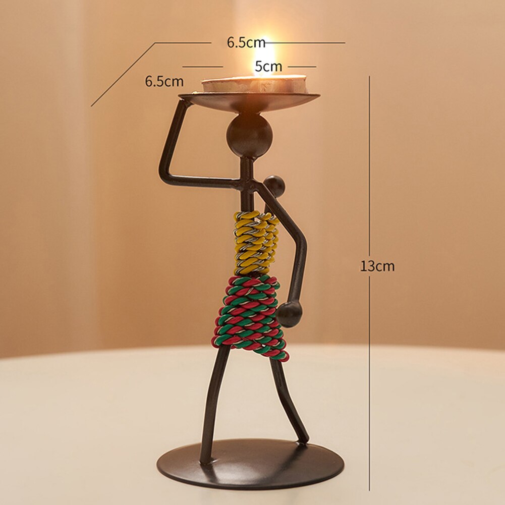 New 1Pc Creative Beautiful Nordic Candlestick Abstract Iron Men Design Candle Holder Home Bar Restaurant Decor New 1Pc Creative Beautiful Nordic Candlestick Abstract Iron Men Design Candle Holder Home Bar Restaurant Decor