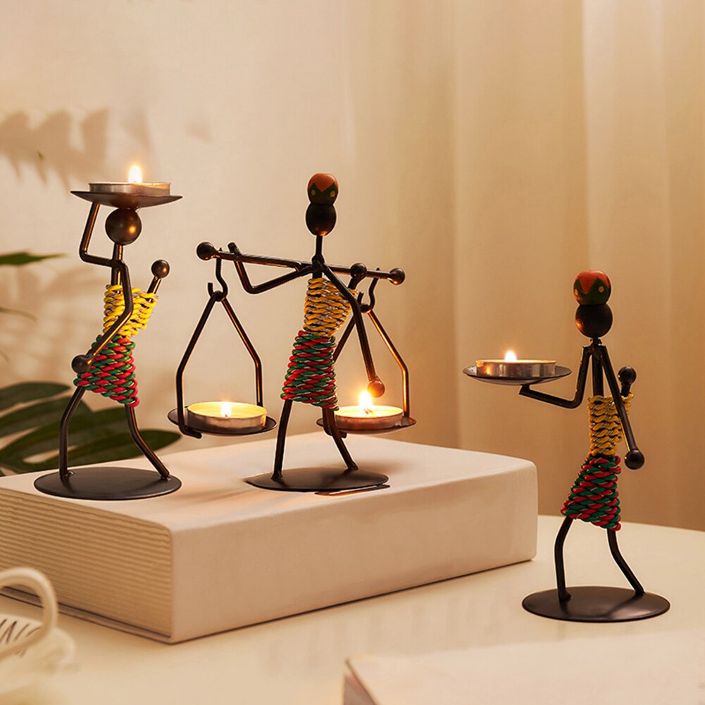 New 1Pc Creative Beautiful Nordic Candlestick Abstract Iron Men Design Candle Holder Home Bar Restaurant Decor New 1Pc Creative Beautiful Nordic Candlestick Abstract Iron Men Design Candle Holder Home Bar Restaurant Decor