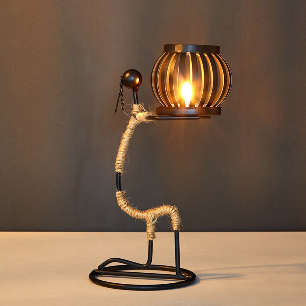 New 1Pc Creative Beautiful Nordic Candlestick Abstract Iron Men Design Candle Holder Home Bar Restaurant Decor New 1Pc Creative Beautiful Nordic Candlestick Abstract Iron Men Design Candle Holder Home Bar Restaurant Decor