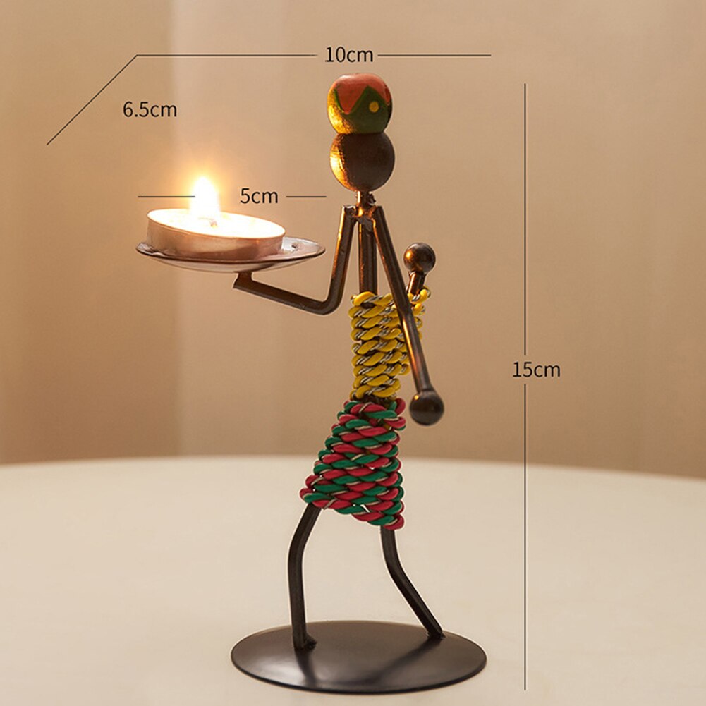 New 1Pc Creative Beautiful Nordic Candlestick Abstract Iron Men Design Candle Holder Home Bar Restaurant Decor New 1Pc Creative Beautiful Nordic Candlestick Abstract Iron Men Design Candle Holder Home Bar Restaurant Decor