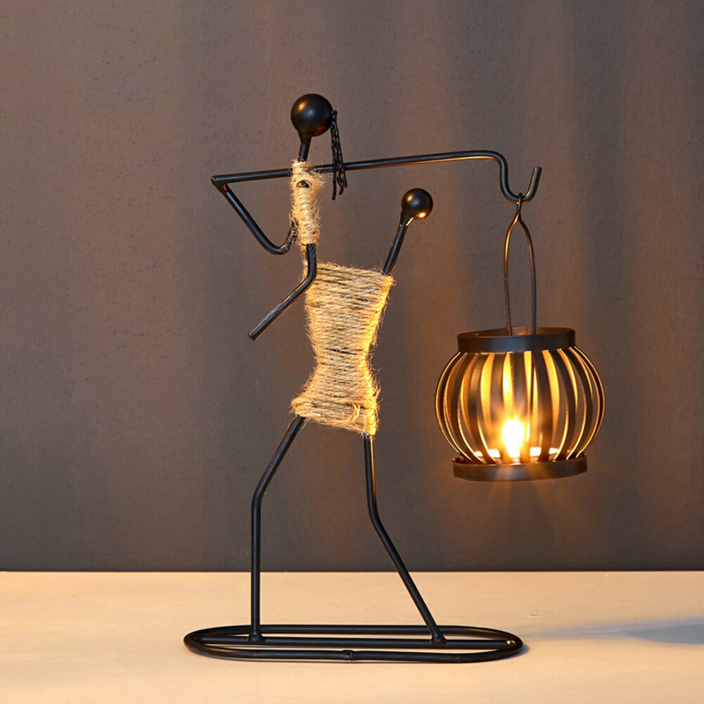 New 1Pc Creative Beautiful Nordic Candlestick Abstract Iron Men Design Candle Holder Home Bar Restaurant Decor New 1Pc Creative Beautiful Nordic Candlestick Abstract Iron Men Design Candle Holder Home Bar Restaurant Decor