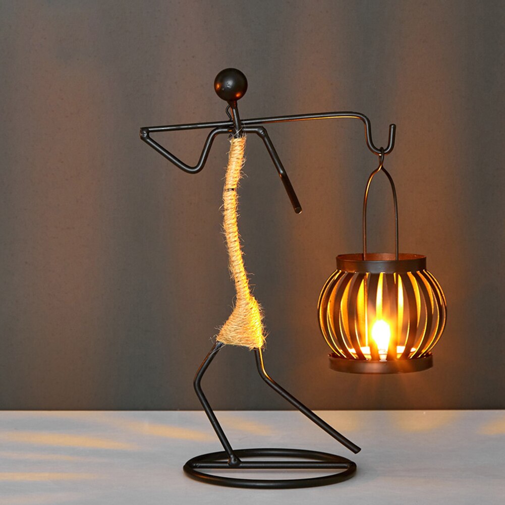 New 1Pc Creative Beautiful Nordic Candlestick Abstract Iron Men Design Candle Holder Home Bar Restaurant Decor New 1Pc Creative Beautiful Nordic Candlestick Abstract Iron Men Design Candle Holder Home Bar Restaurant Decor