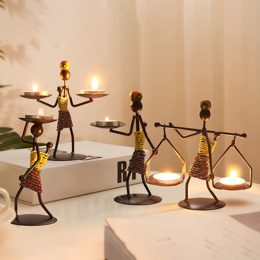 New 1Pc Creative Beautiful Nordic Candlestick Abstract Iron Men Design Candle Holder Home Bar Restaurant Decor New 1Pc Creative Beautiful Nordic Candlestick Abstract Iron Men Design Candle Holder Home Bar Restaurant Decor
