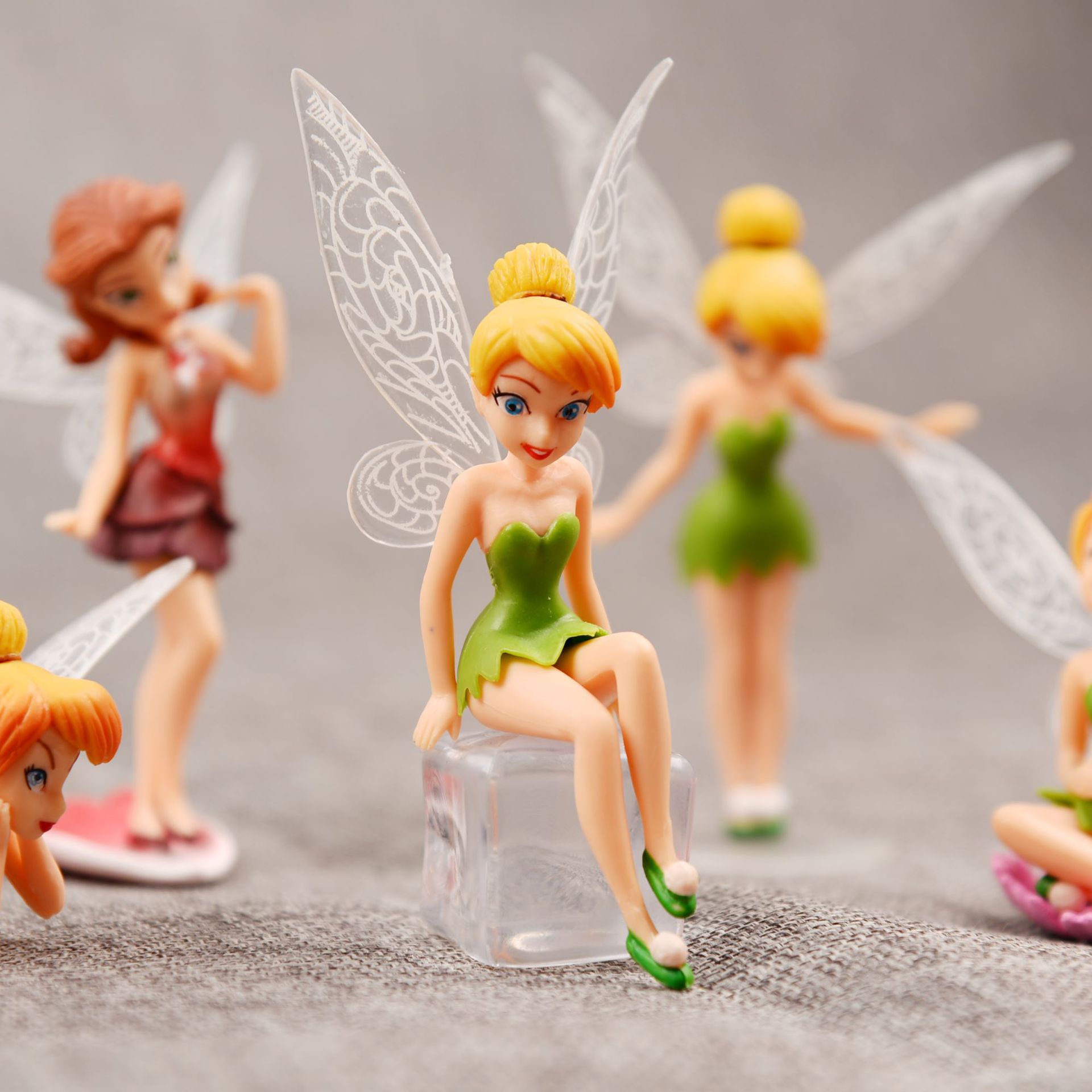 Flower Fairy Flying Wing Family Miniature Artificial Garden Decoration Home Decoration Crafts Succulents Decoration