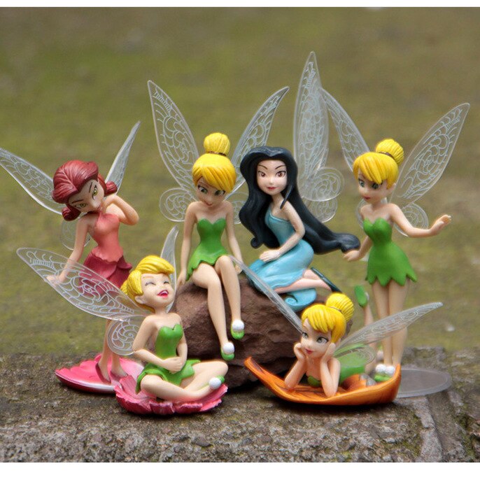 Flower Fairy Flying Wing Family Miniature Artificial Garden Decoration Home Decoration Crafts Succulents Decoration