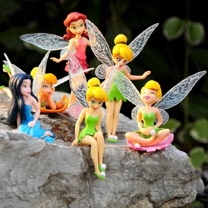 Flower Fairy Flying Wing Family Miniature Artificial Garden Decoration Home Decoration Crafts Succulents Decoration