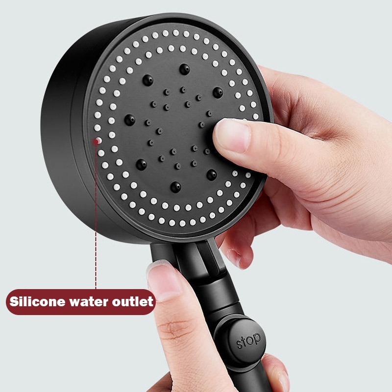 6 Mode Shower Head Water Saving Adjustable High Pressure Shower One-Key Stop Water Massage Eco Shower Bathroom Accessories 6 Mode Shower Head Water Saving Adjustable High Pressure Shower One-Key Stop Water Massage Eco Shower Bathroom Accessories