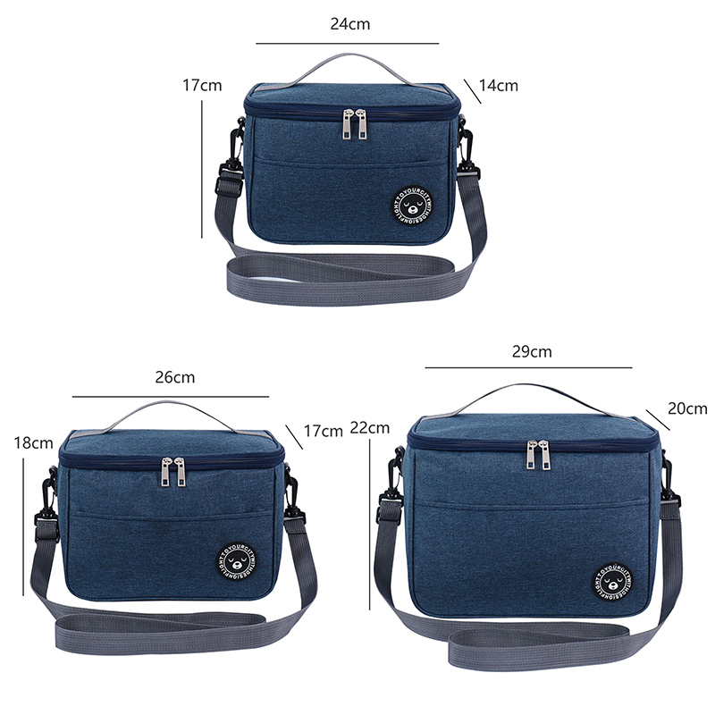 Portable Lunch Bag Food Thermal Box Durable Waterproof Office Cooler Lunchbox With Shoulder Strap Organizer Insulated Case Portable Lunch Bag Food Thermal Box Durable Waterproof Office Cooler Lunchbox With Shoulder Strap Organizer Insulated Case