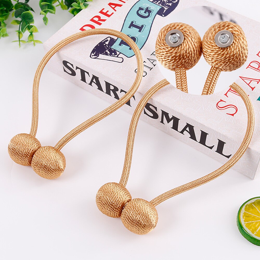 Magnetic Ball Curtain Tiebacks Tie Rope Accessory Rods Accessoires Backs Holdbacks Buckle Clips Hook Holder Home Decor Magnetic Ball Curtain Tiebacks Tie Rope Accessory Rods Accessoires Backs Holdbacks Buckle Clips Hook Holder Home Decor