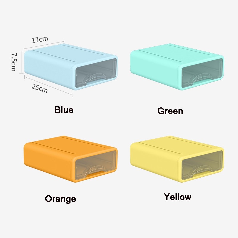 Storage box desktop shelf drawer type multi-layer office storage box storage box desk storage and organization