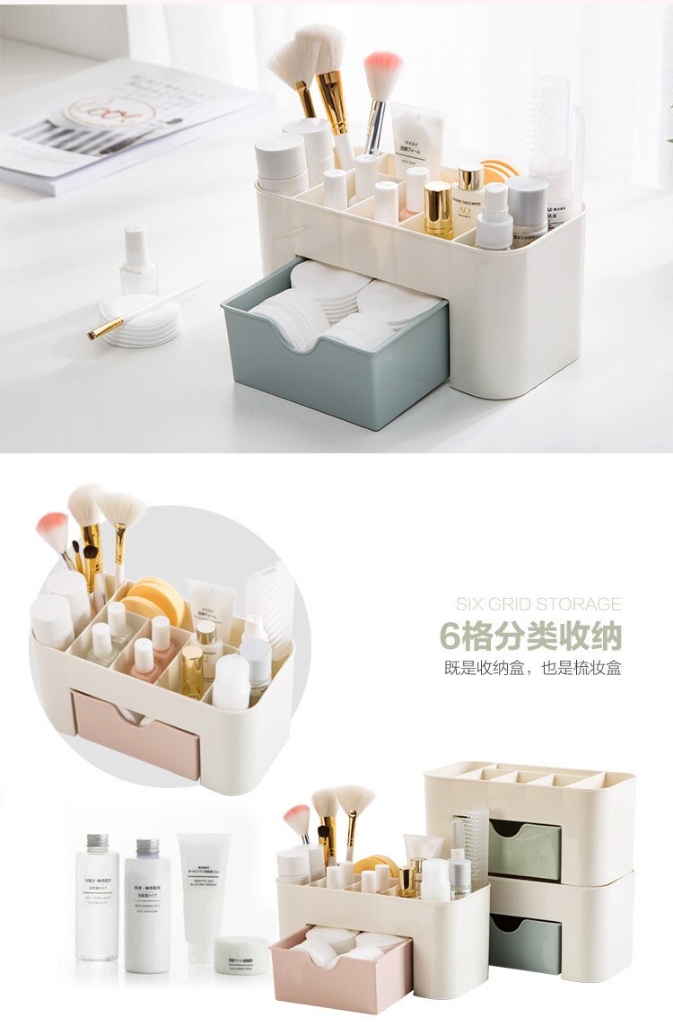 Nordic Desktop Drawer Cosmetic Storage Box Makeup Brush Organizer Box Jewelry Lipstick Mask Compartment Cosmetic Storage Case Nordic Desktop Drawer Cosmetic Storage Box Makeup Brush Organizer Box Jewelry Lipstick Mask Compartment Cosmetic Storage Case