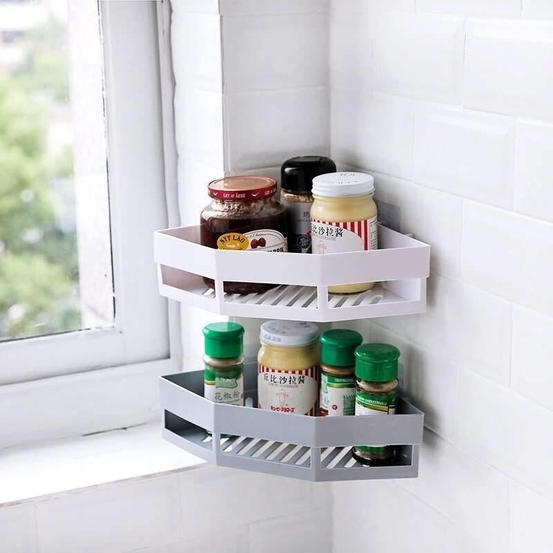Punch-free Corner Shelf Shampoo Supplies Bathroom Shelves Bathroom Seamless Tripod Storage Rack For Holder Shower Punch-free Corner Shelf Shampoo Supplies Bathroom Shelves Bathroom Seamless Tripod Storage Rack For Holder Shower