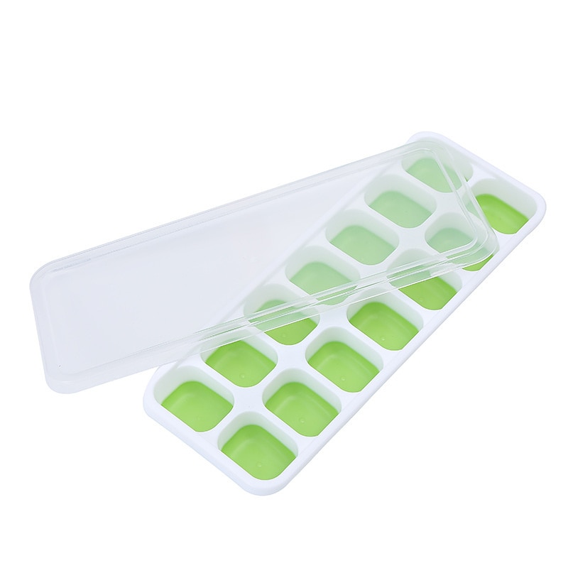 Ice Cube Tray Silicone Ice Cube Maker Ice Molds Silicone With Lid For Kitchen Accessories Juice Mold cubetera hielo silicona